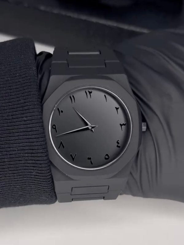 Men's Full Black Aura Quartz Watch