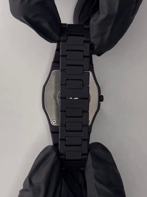 Men's Full Black Aura Quartz Watch